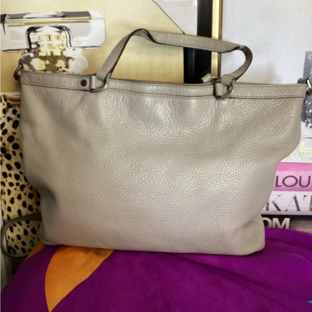 Michael Kors Pebble Gray Shoulder Crossbody Bag - Picture 7 of 16